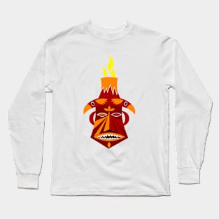 Pele Tiki God Long Sleeve T-Shirt